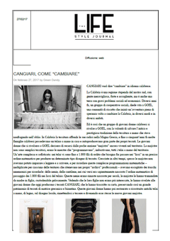 The Life style journal Cangiari come cambiare
